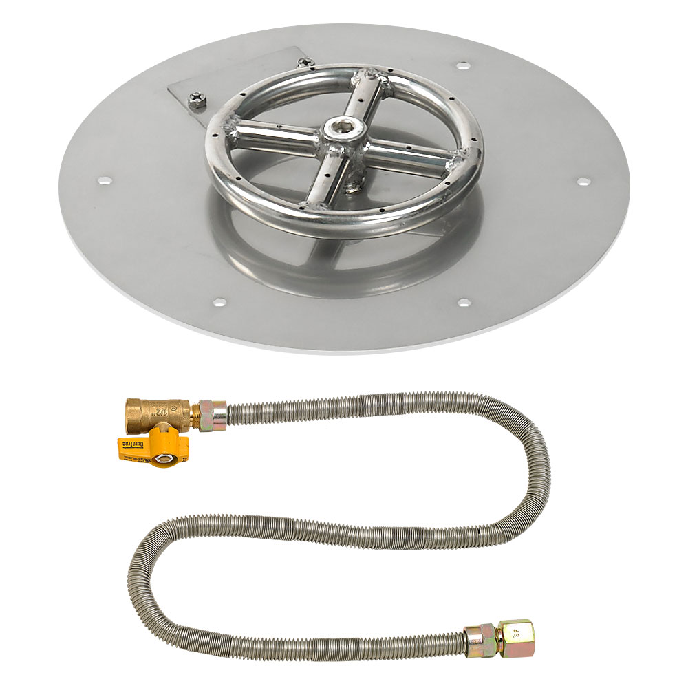 Round Flat Pans with Match Light Kits