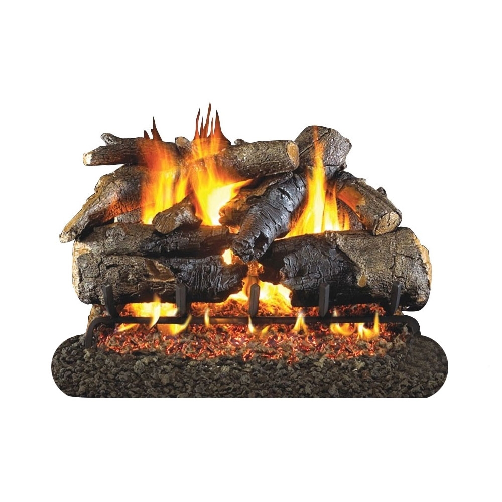 Real Fyre Charred American Oak Log Set Charred Series