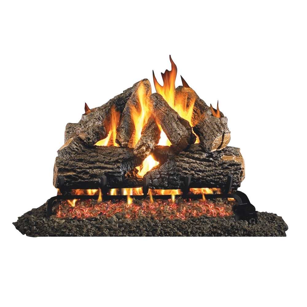 Real Fyre 30 Inch Charred Oak Log Set Charred Series
