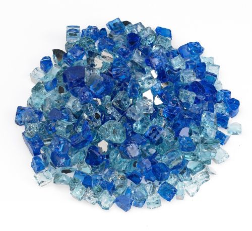 1/2" Bora Bora Reflective Fire Glass | 10 lbs (Bag)