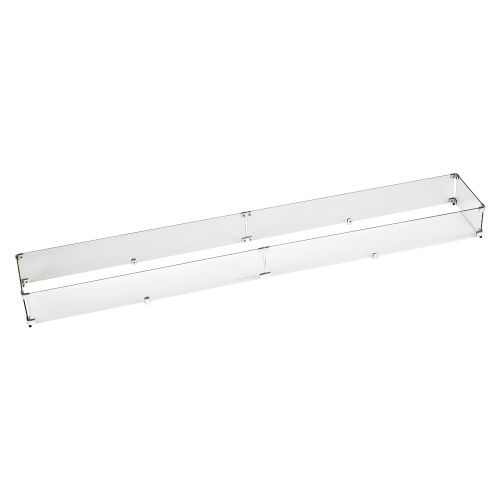 Linear Glass Flame Guard for 72" x 6" Linear Drop-In Fire Pit Pan
