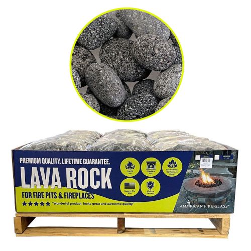 Large Gray Lava Stone Pallet (2