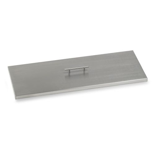 Stainless Steel Cover for (SS-AFPP-30) 30" x 10" Rectangular Drop-In Fire Pit Pan