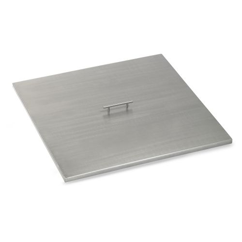 Stainless Steel Cover for (SS-SQP-30) 30" Square Drop-In Fire Pit Pan